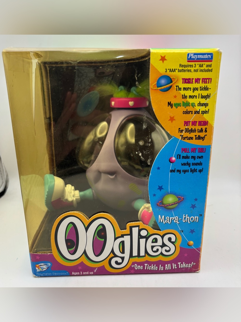 OOglies Mara-thon Interactive Electronic Toy Playmates 1999 NIB Vintage Alien